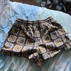 Urban Outfitters Out From Under Pattern Shorts Size M